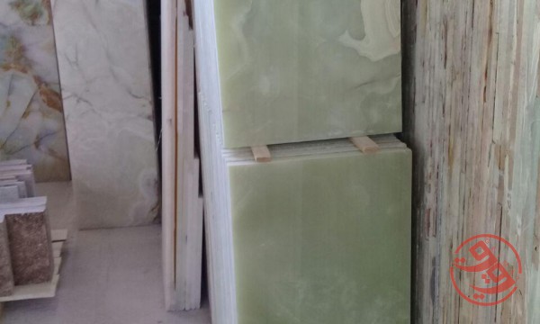 مرمر سبز خالص نقده ۳سانتی الوان